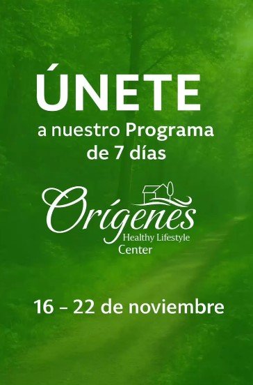 Programa de 7 días Orígenes Healthy Lifestyle Center